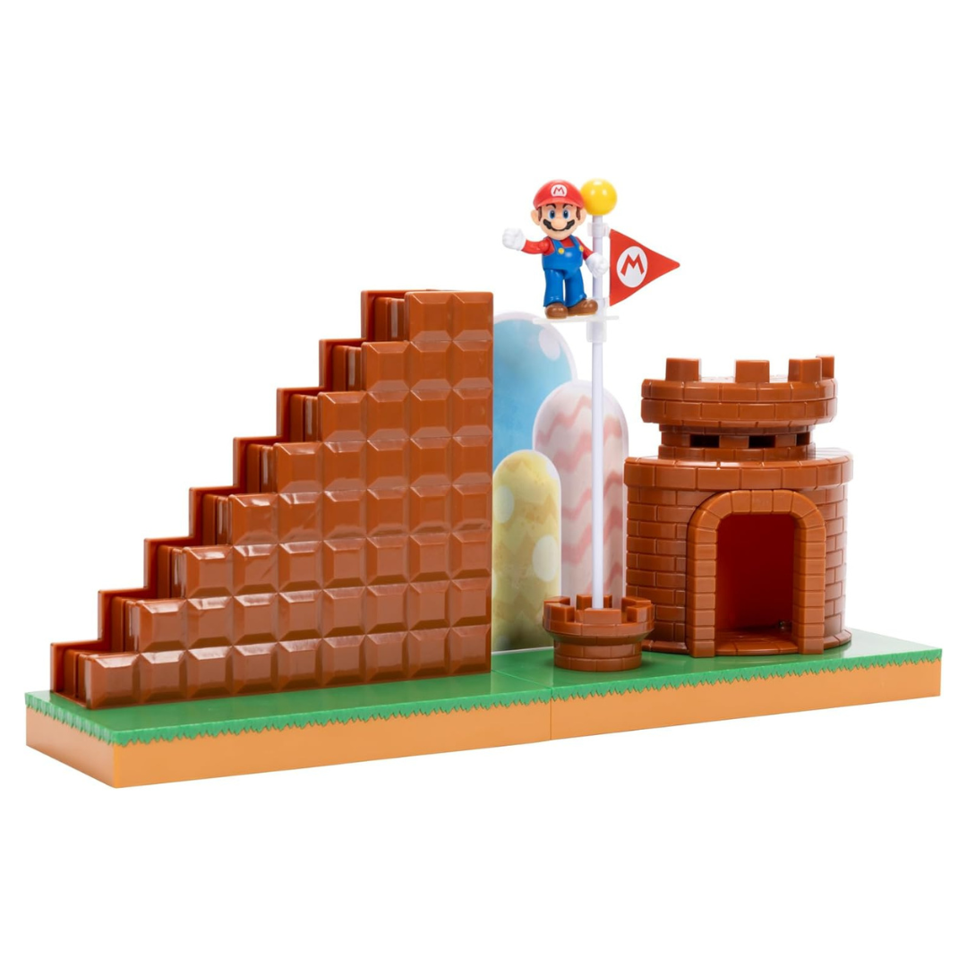 Super Mario Nintendo 2.5" Action Figures Course Complete Playset