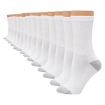 14 Pack Women's Value Crew Soft Moisture-Wicking Socks