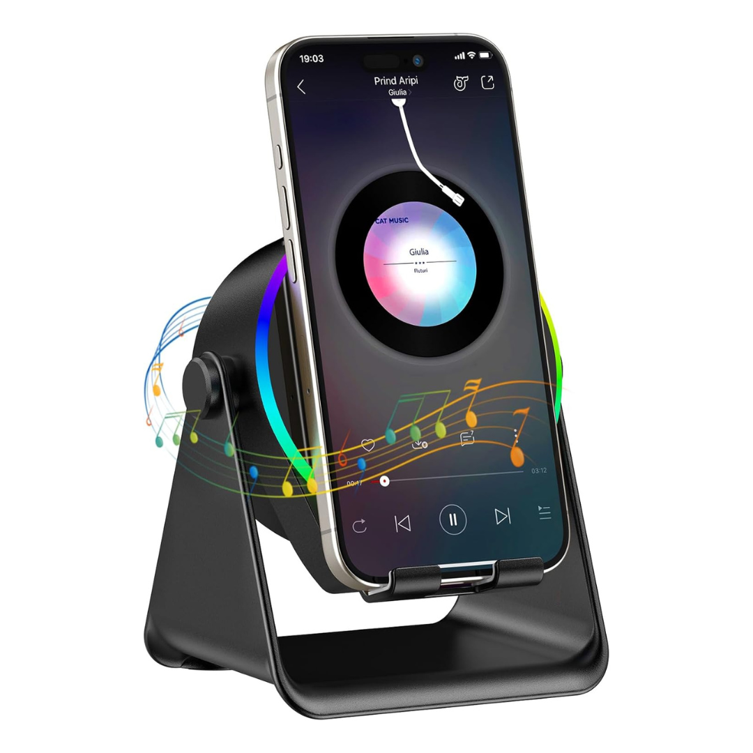 5-in-1 Bluetooth Speaker With Cell Phone Stand