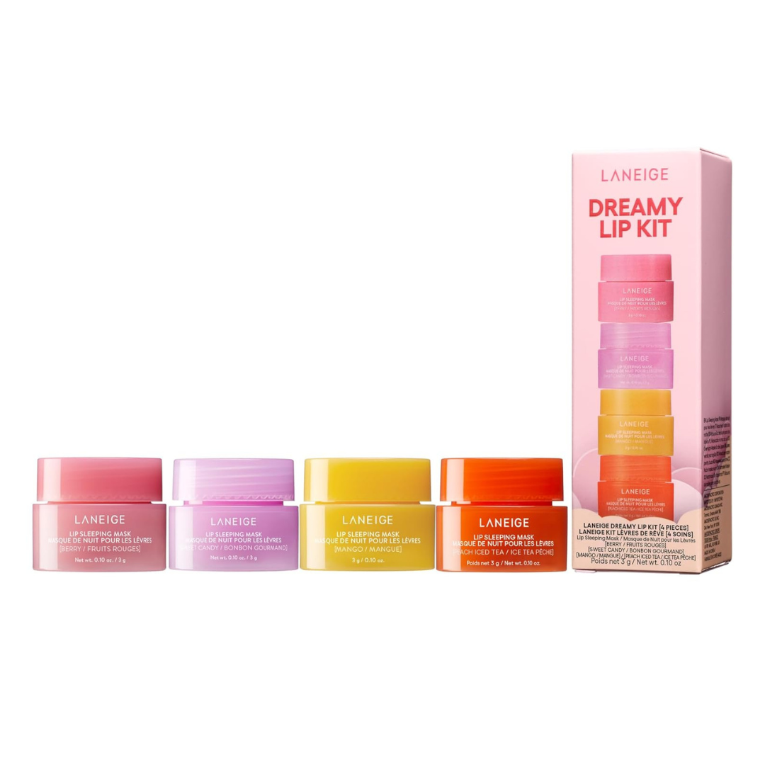 4-Pack Laneige Dreamy Lip Balm Kit