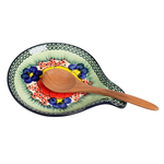 Silesia 5.5" Ceramic Hand-Painted Cooking Ladle Dish