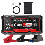 5000A Portable Car Battery Jumper Starter W/ Jumper Cable