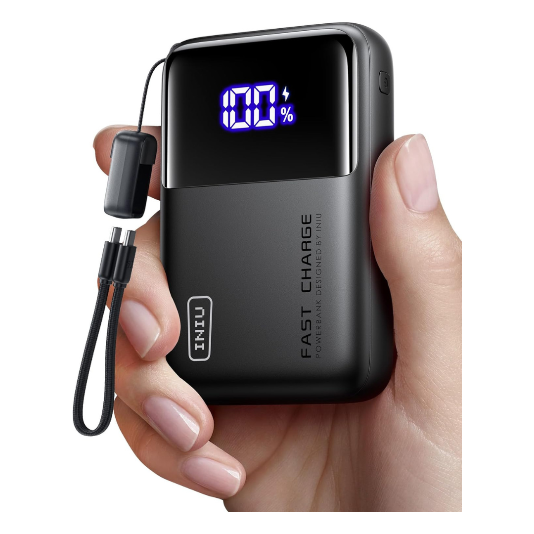 20000mAh INIU P62-E1 65W Ultra Compact USB-C PD QC Portable Power Bank