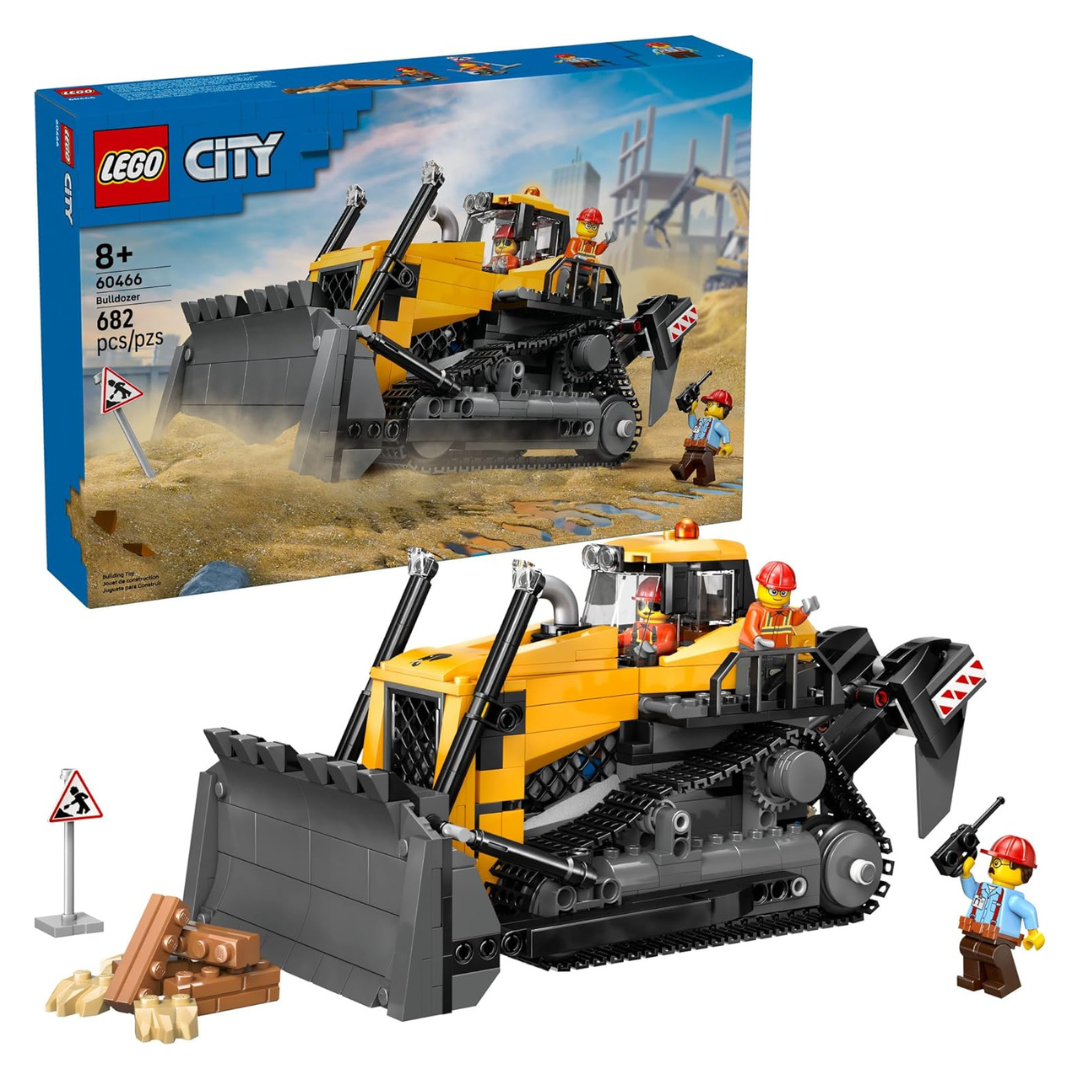 682-Piece LEGO City Bulldozer Construction Site Building Toy (60466)