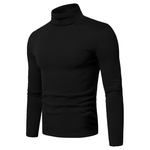 Men's Long Sleeve Cotton Pullover Turtleneck T-Shirts (Various)