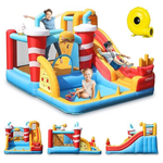 12' x 10' Backyard Inflatable Bouncy House with Water Slide