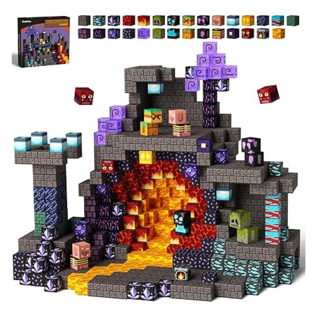 100-Piece GobiDex Magnetic Building Blocks STEM Toys (3 Styles)