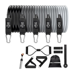 55" AllvodesBands Adjustable Resistance Band Set (20-60 lbs) with Handles