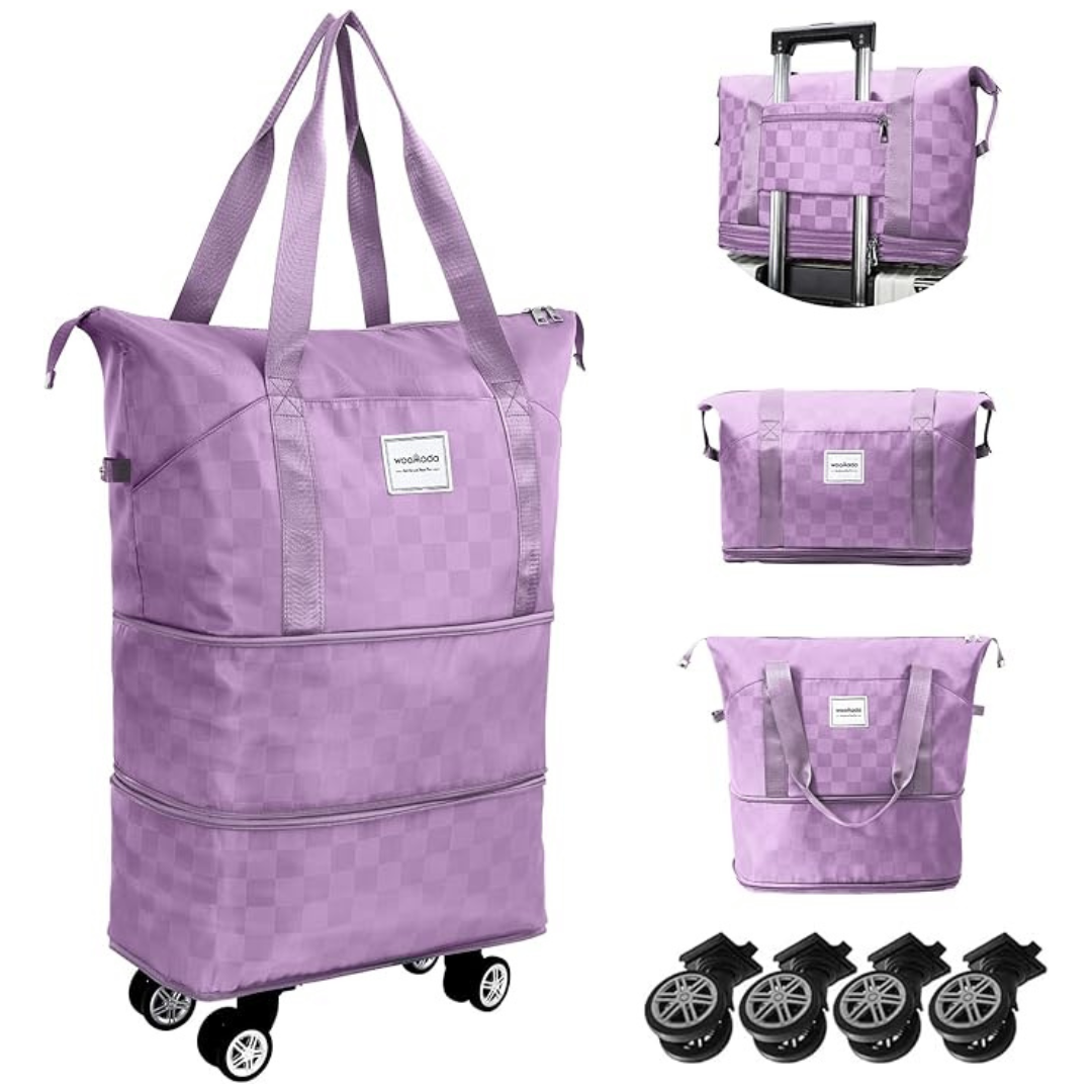 Detachable Rolling Carry-On Luggage With Wheels (Various)
