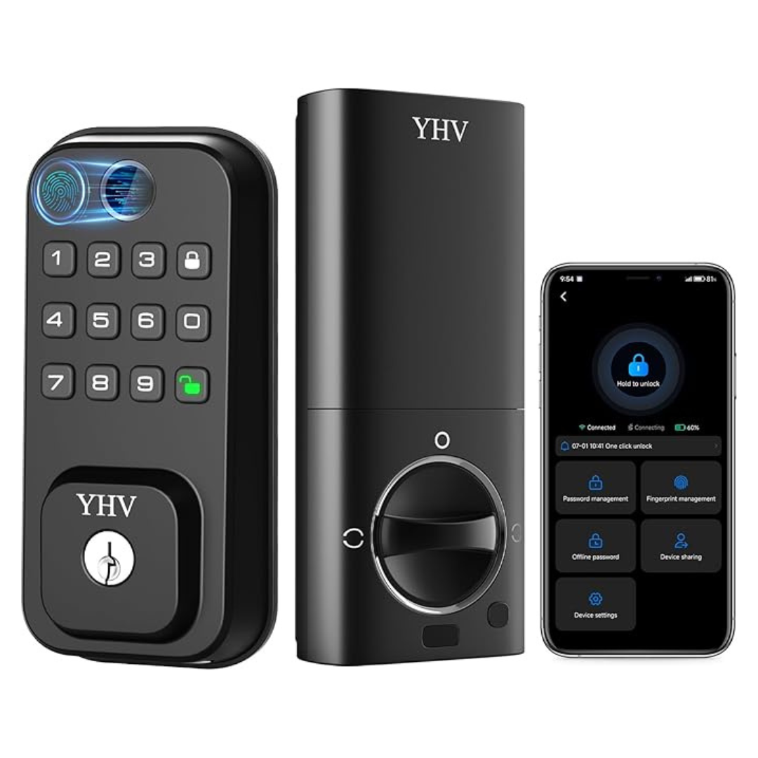 Keyless Electronic Fingerprint Entry Smart Door Lock