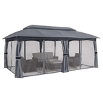 Abccanopy 10ft x 20ft Outdoor Gazebo With Mosquito Netting