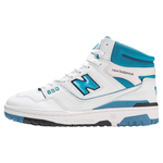 New Balance Men's Leather High-Tops Sneakers (White)