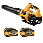 EWORK Electric 21V Cordless Leaf Blower With 2 x 3.0Ah Batteries