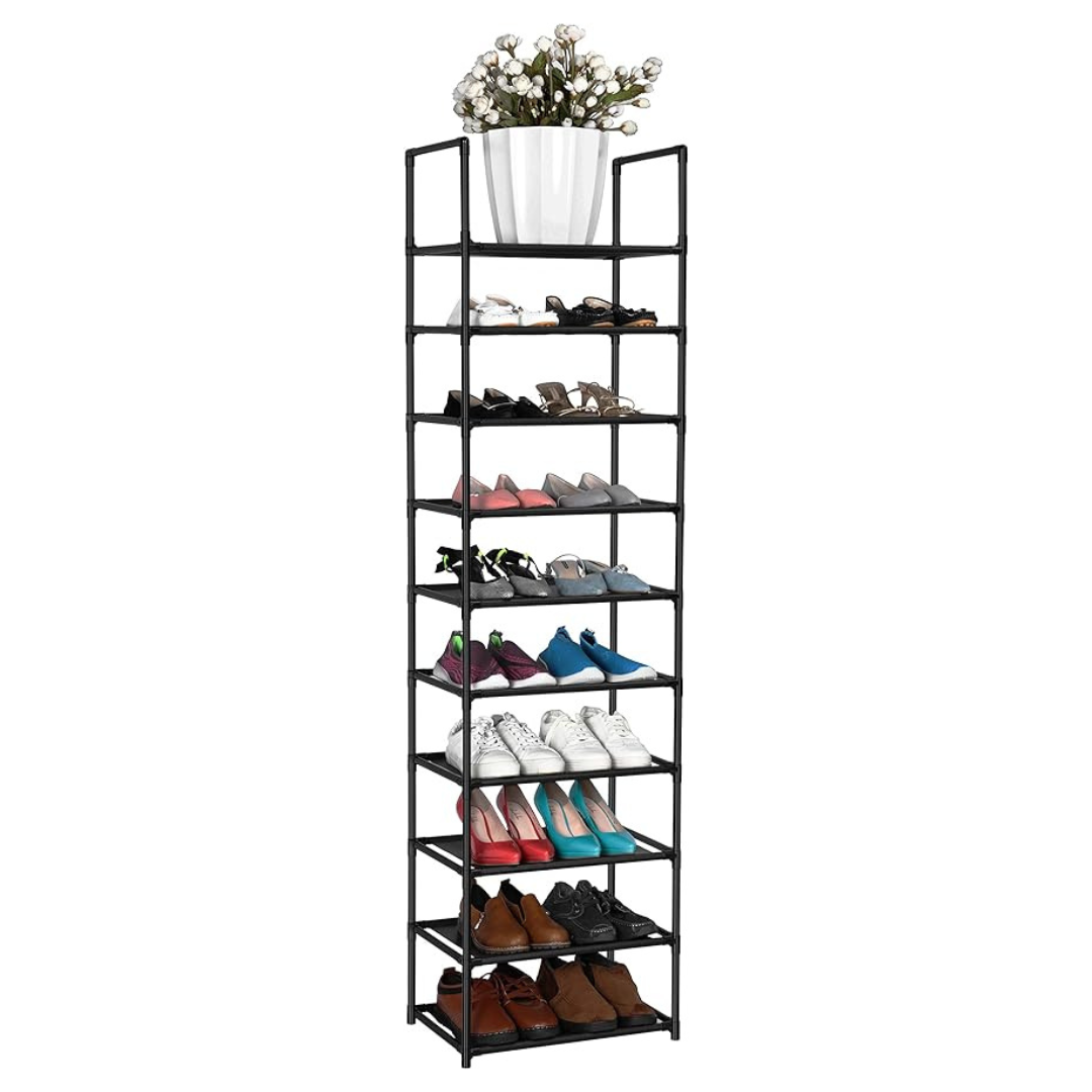 10-Tier Fiducial Home Shoe Rack With Up To 20-25 Pairs Capacity