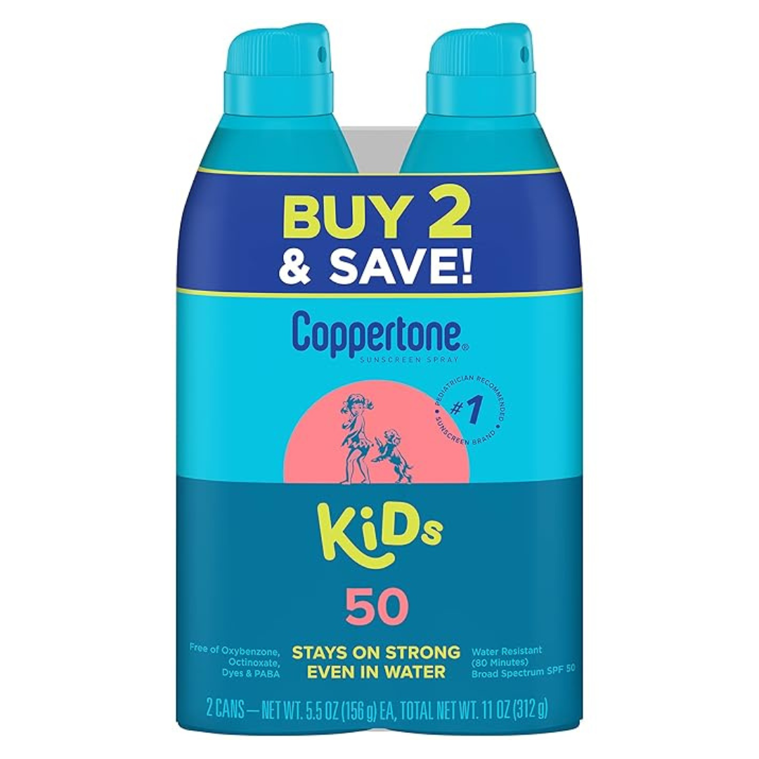2-Pack 5.5 Oz KIDS SPF 50 Sunscreen Continuous Spray