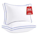 Set Of 2 Harny Queen Size Plush Soft Supportive Bed Pillows