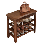 3 Tier Solid Wood Holds Up To 550lbs Shoes Rack Bench