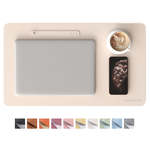 Faux Leather Large Desk Mouse Pad