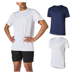 2-Pack Men's Athletic Short Sleeve Gym Workout T-Shirts