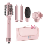 5-in-1 Dual Voltage Hot Air Styler Wrap Hair Dryer Brush