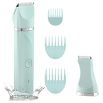 Women's Waterproof Bikini Trimmer Electric Razor With Ceramic Blades