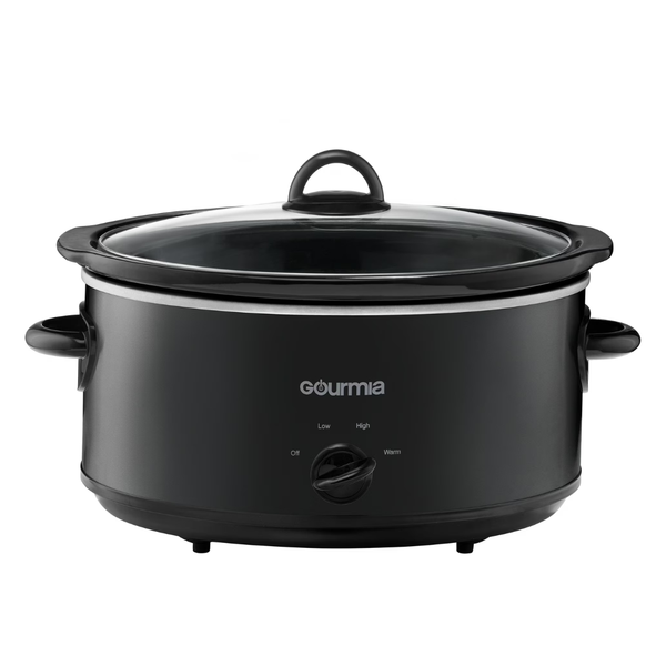 Gourmia 6-Quart Slow Cooker With 3 Heat Settings