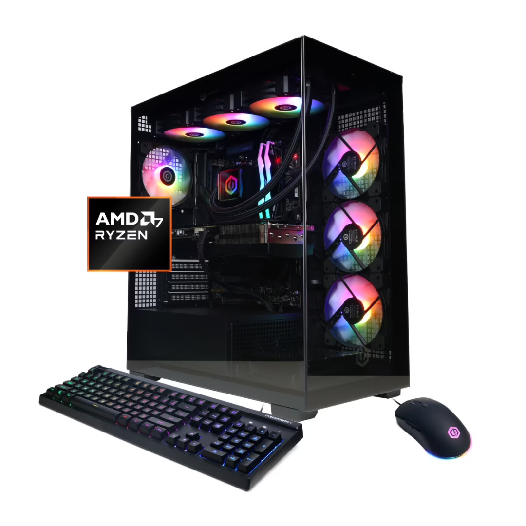 CyberPowerPC Gamer Supreme Gaming Desktop (Ryzen 7 9800X3D / 32GB RAM / 2TB SSD / 16GB RTX 5070 Ti)