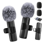 Professional Wireless Lavalier Lapel Microphone With USB-C