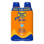2-Pack 6oz Banana Boat Sport Ultra SPF 30 Sunscreen Spray