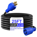 4-Prong 30A 25-Ft Generator Extension Cord