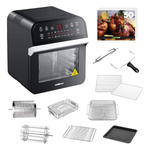 GoWISE USA 12.7Qt 15-in-1 Air Fryer Oven with Rotisserie