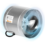 iPower 8" Inline Booster Duct Fan 420 CFM HVAC Vent Blower