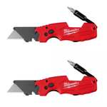 2-Pack Milwaukee Fastback 6-in-1 Folding Utility Knives