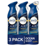 Febreze Air Mist Air Freshener Spray, Ocean Scent (8.8oz, 3 Count)