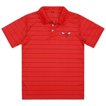 FOCO Men's Chicago Bulls NBA Striped Polyester Polo