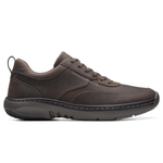 Clarks Men's ClarksPro Lace Shoes In Dark Brown Tumbled Leather