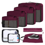Set Of 8 Bagail Cubes Luggage Packing Organizer