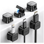 6-Pack JOYROOM Adhesive Smooth Adjustable Magnetic Cable Holder Clips