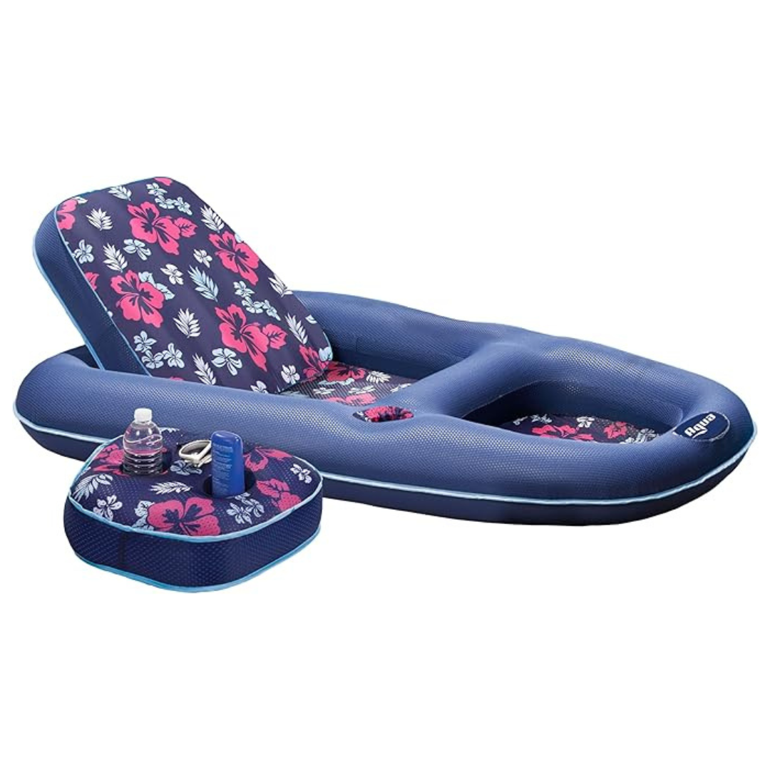 Aqua Campania Ultimate 2-In-1 Inflatable Pool Float Lounge
