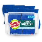 6-Pack Scotch-Brite Zero Scratch Scrub Sponges
