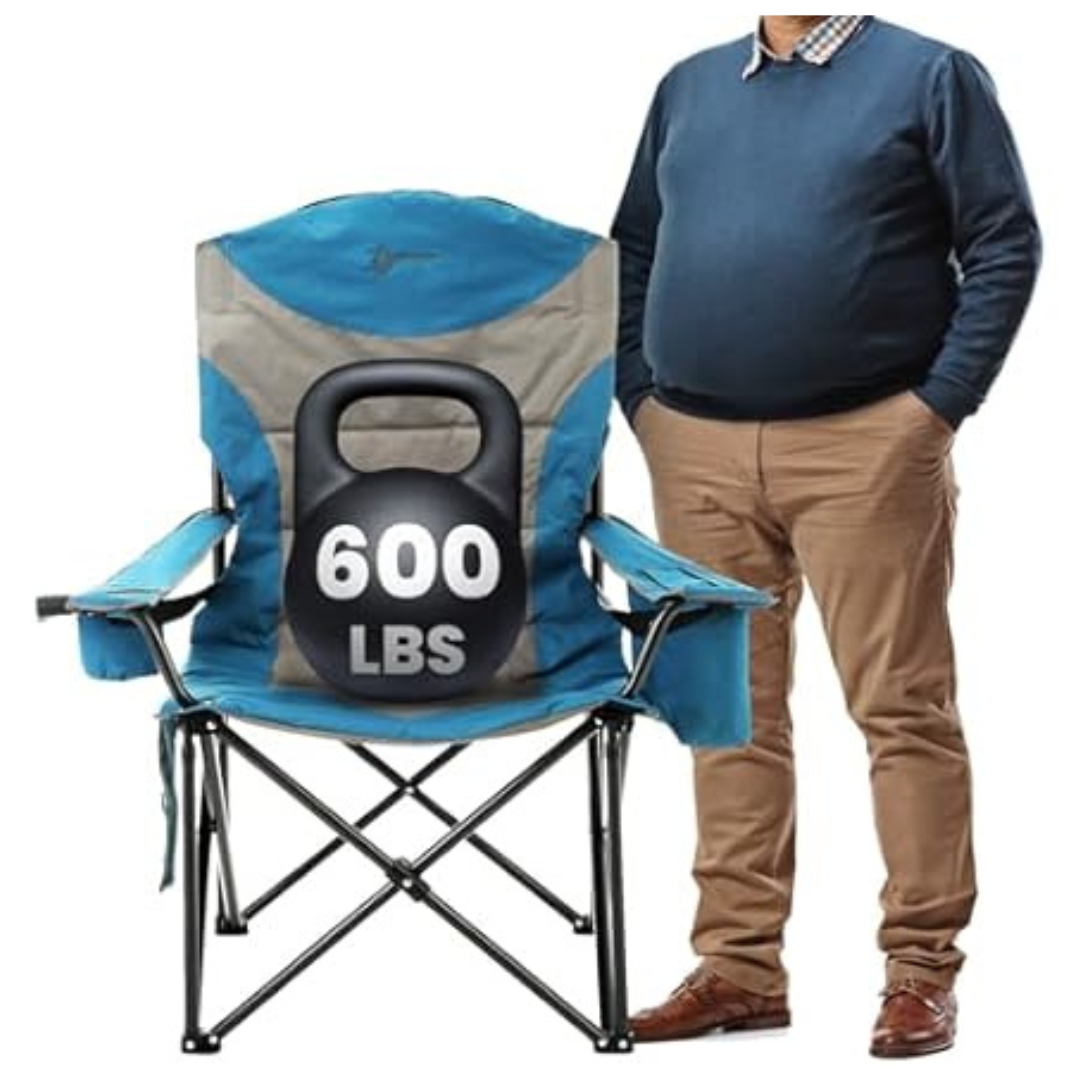 Arrowhead Outdoor Oversized XXL Portable Folding Camp Chair