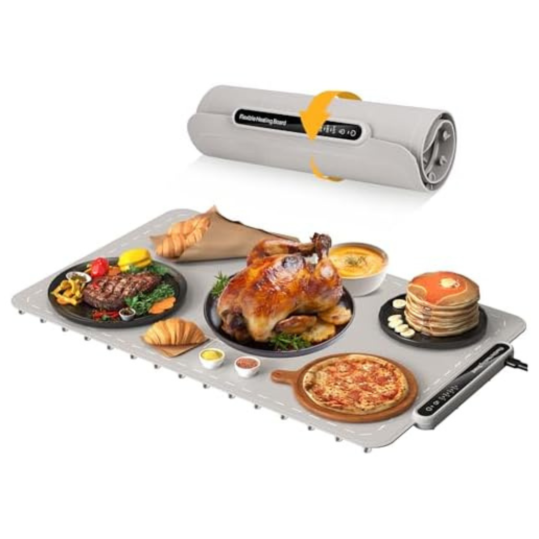 Qimh Food Electric Warming Mat With 4 Temperature Setting