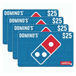 $100 (4x $25) Domino's Pizza Multi-Pack Gift Cards