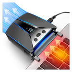 Auto-Temp Detection Laptop Cooling Pad With Display