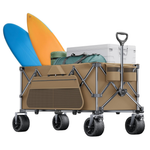 440Lbs Collapsible Heavy Duty Utility Wagon Cart With Big Wheels