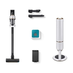 Samsung Bespoke Jet Cordless Stick Vacuum With Clean Station (Misty White)
