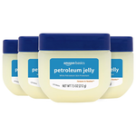 4-Pack Amazon Basics 7.5 Oz White Petroleum Jelly