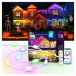 50FT Outdoor RGB+IC Waterproof Holiday String Lights W/ App Control