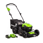 Greenworks 40V 20" Brushless Push Lawn Mower W/ 4.0 Ah Battery & Charger