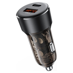 60W Fast Car Charger USB C With Voltage Display